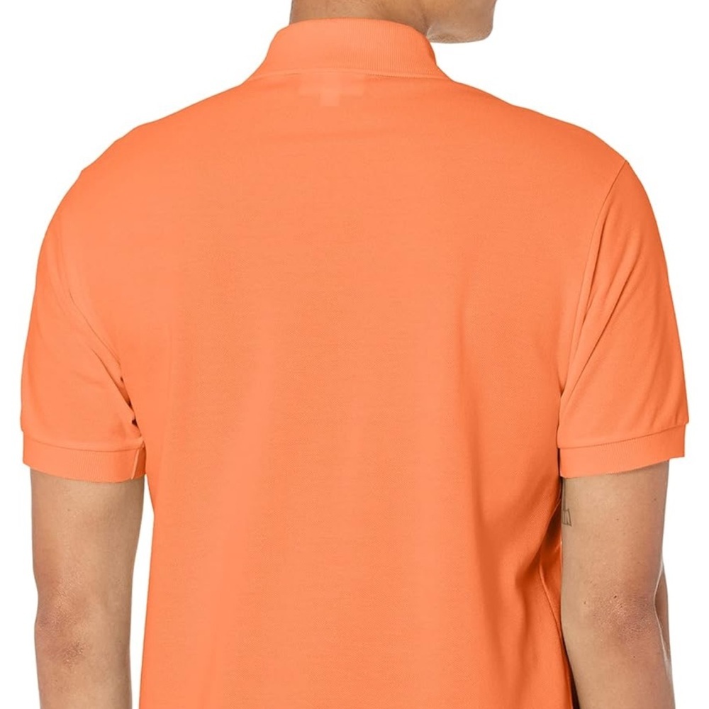 Orange Lacoste polo T-Shirt - size 8 - Picture 4 of 4